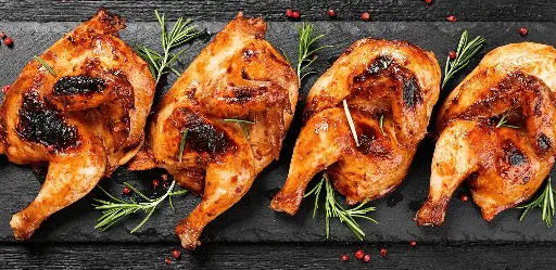 Demi poulet braisé