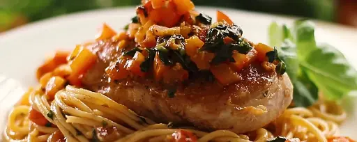 Spaghetti poulet
